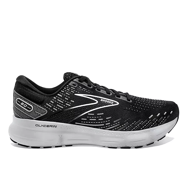 Brooks Glycerin 20 Wide Black/White Men's - Buy Now.