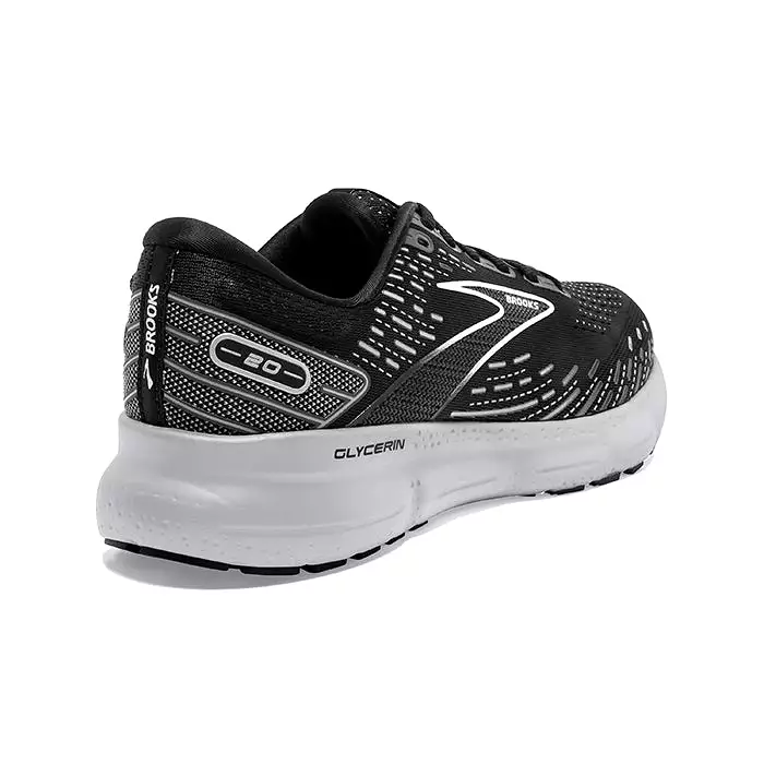 Brooks Glycerin 20 Wide Black/White Men's - Buy Now.