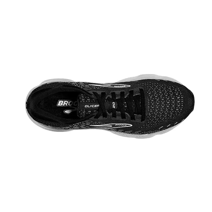 Brooks Glycerin 20 Wide Black/White Men's - Buy Now.