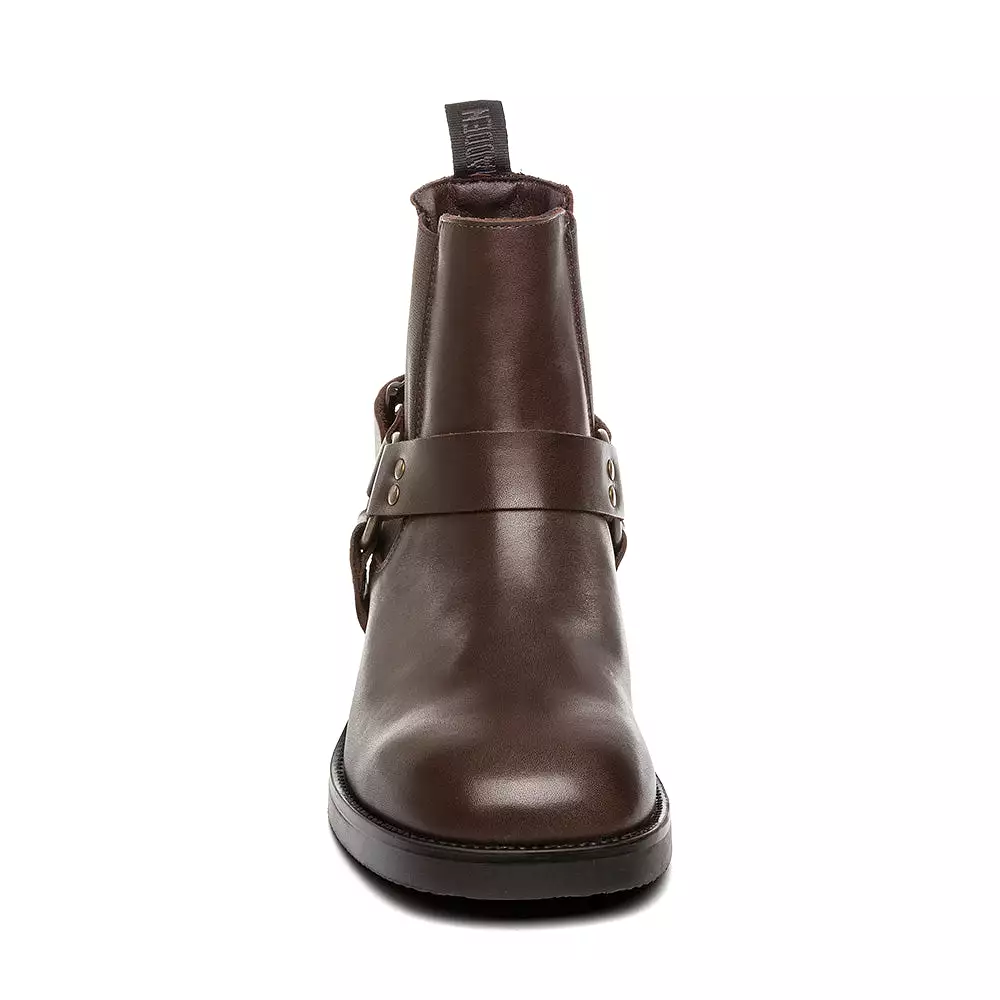 Brown leather Antonn boots