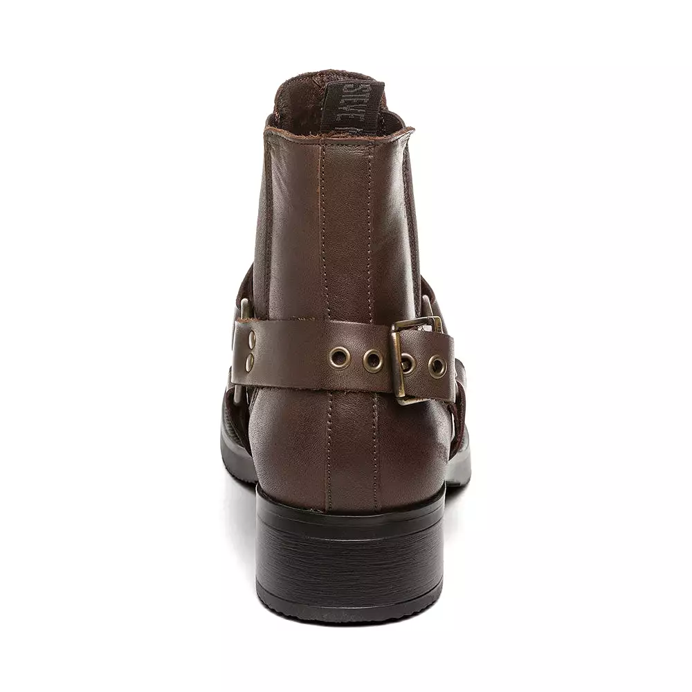 Brown leather Antonn boots