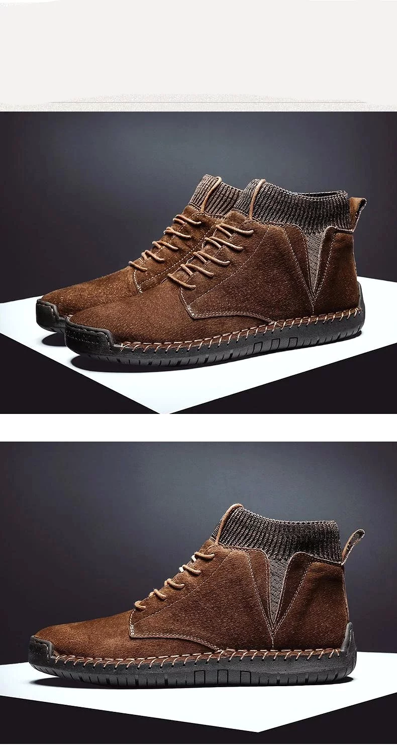 Casual ankle boots for men