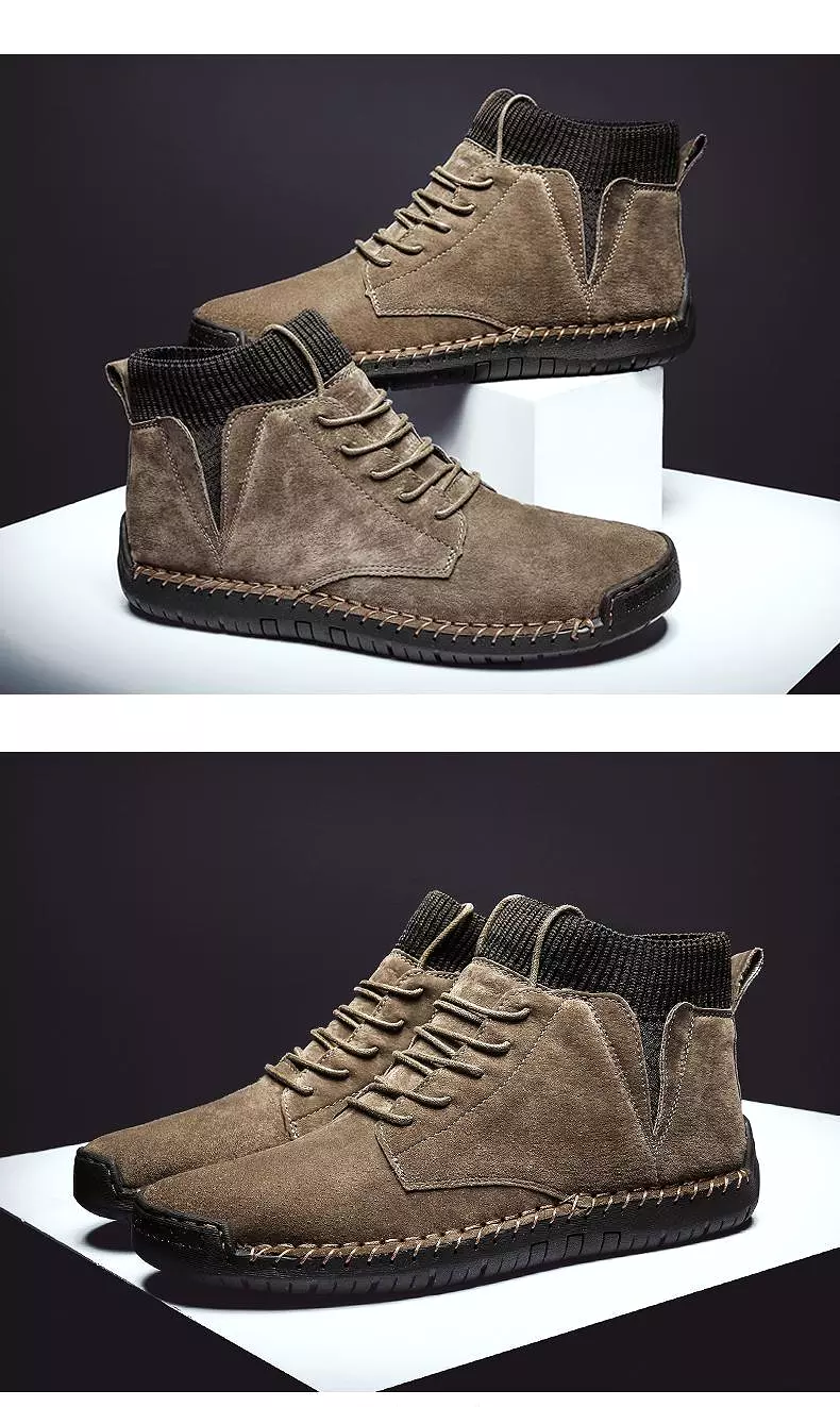 Casual ankle boots for men