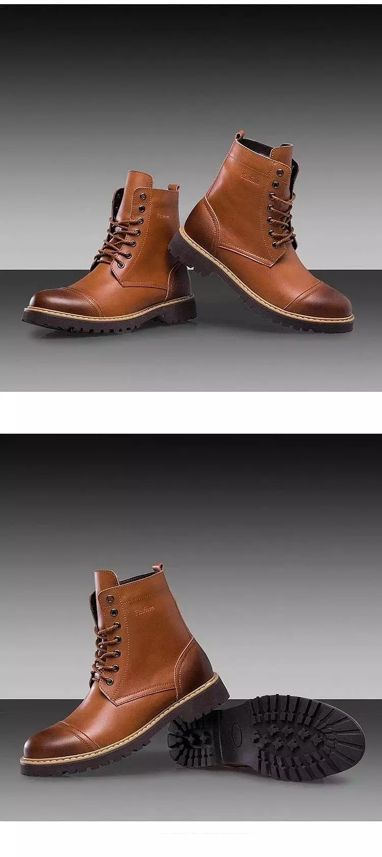 Casual Leather Boots for Men