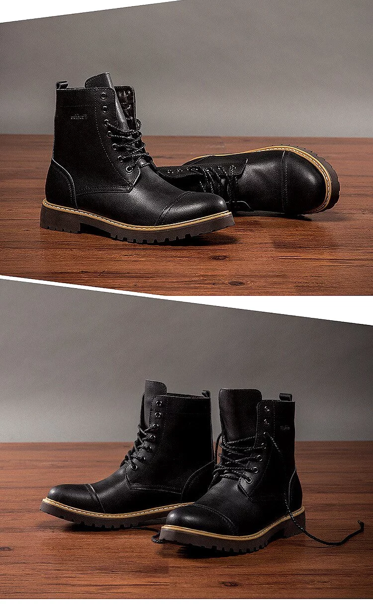 Casual Leather Boots for Men