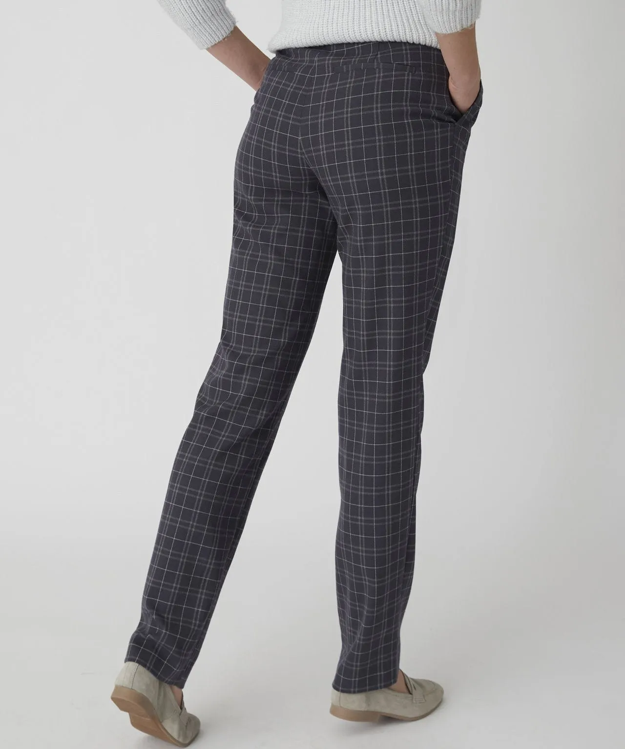 Flannel Check Trousers