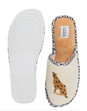 Cheetah Print Slippers