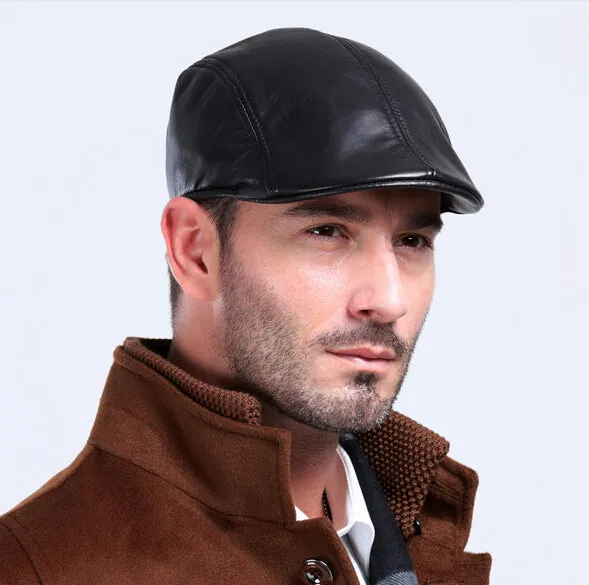 Chef's Outdoor Leather Cap Autumn-Winter Chef Uniform - SG301