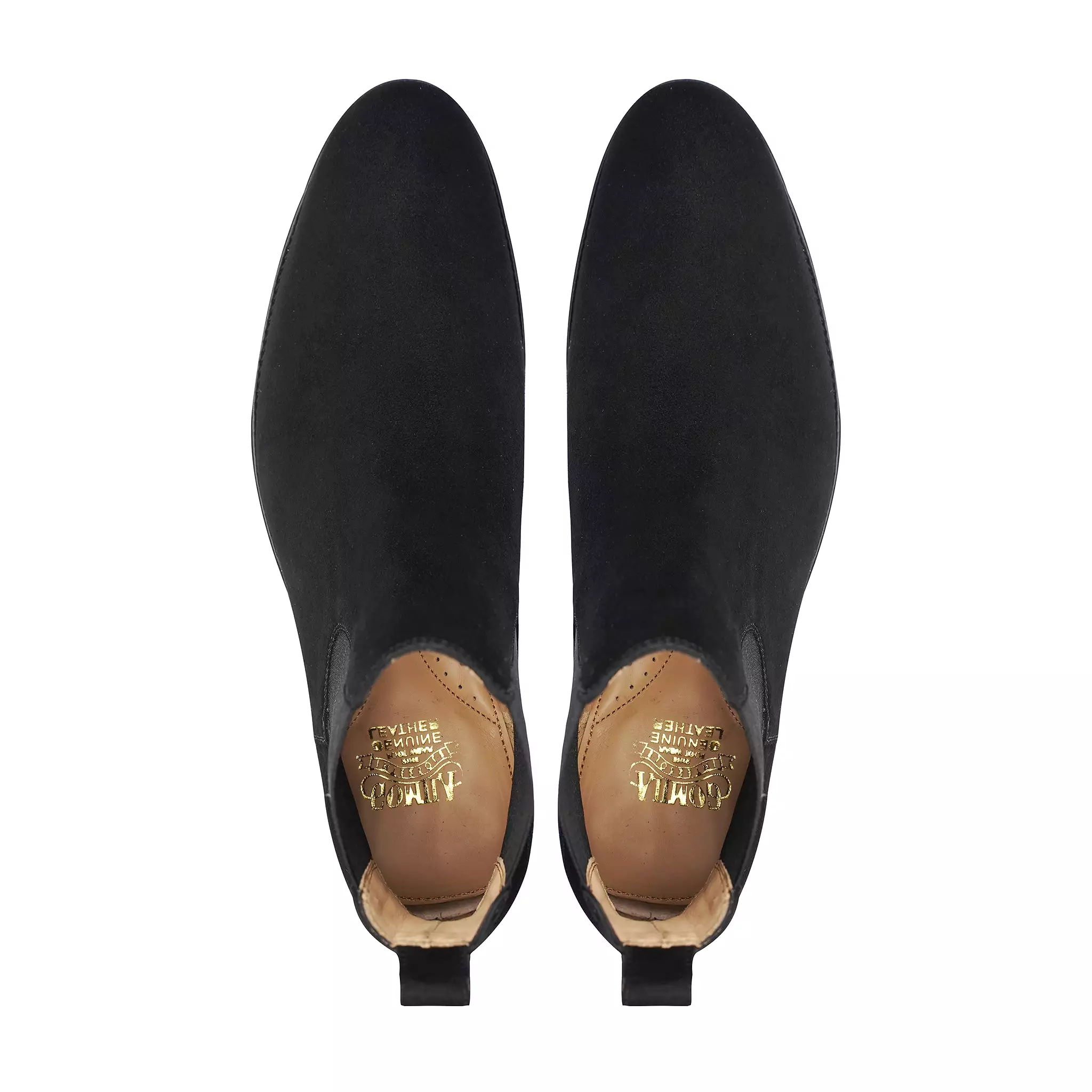 CHIHARU - Affordable Black Kid Suede Chelsea Boots - Shop Now!