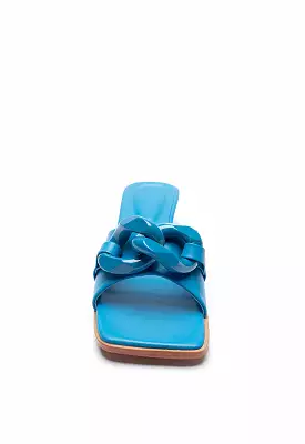 Chunky Chain Slide Sandals