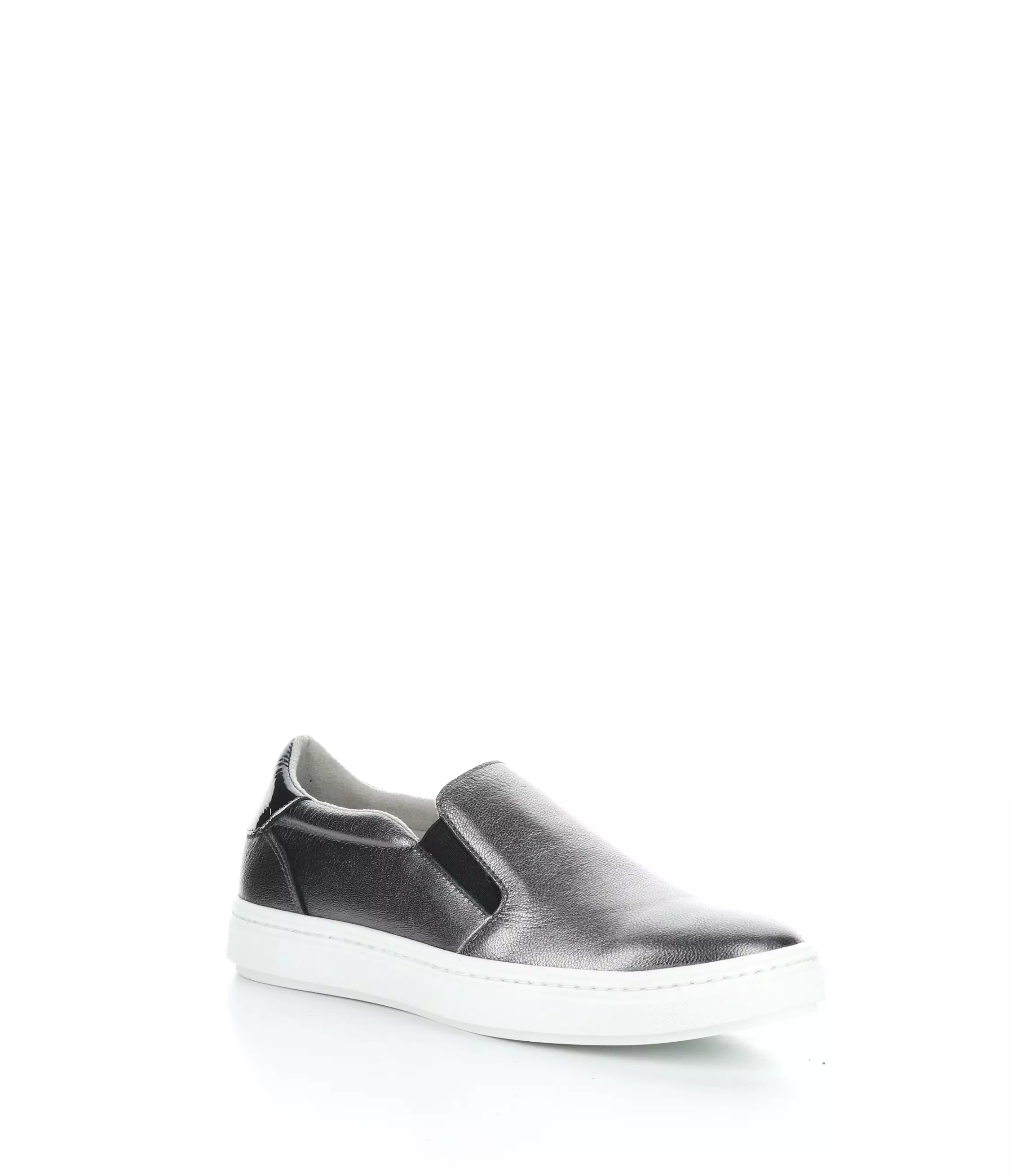 Chuska Nickel Grey Shoes - Elasticated