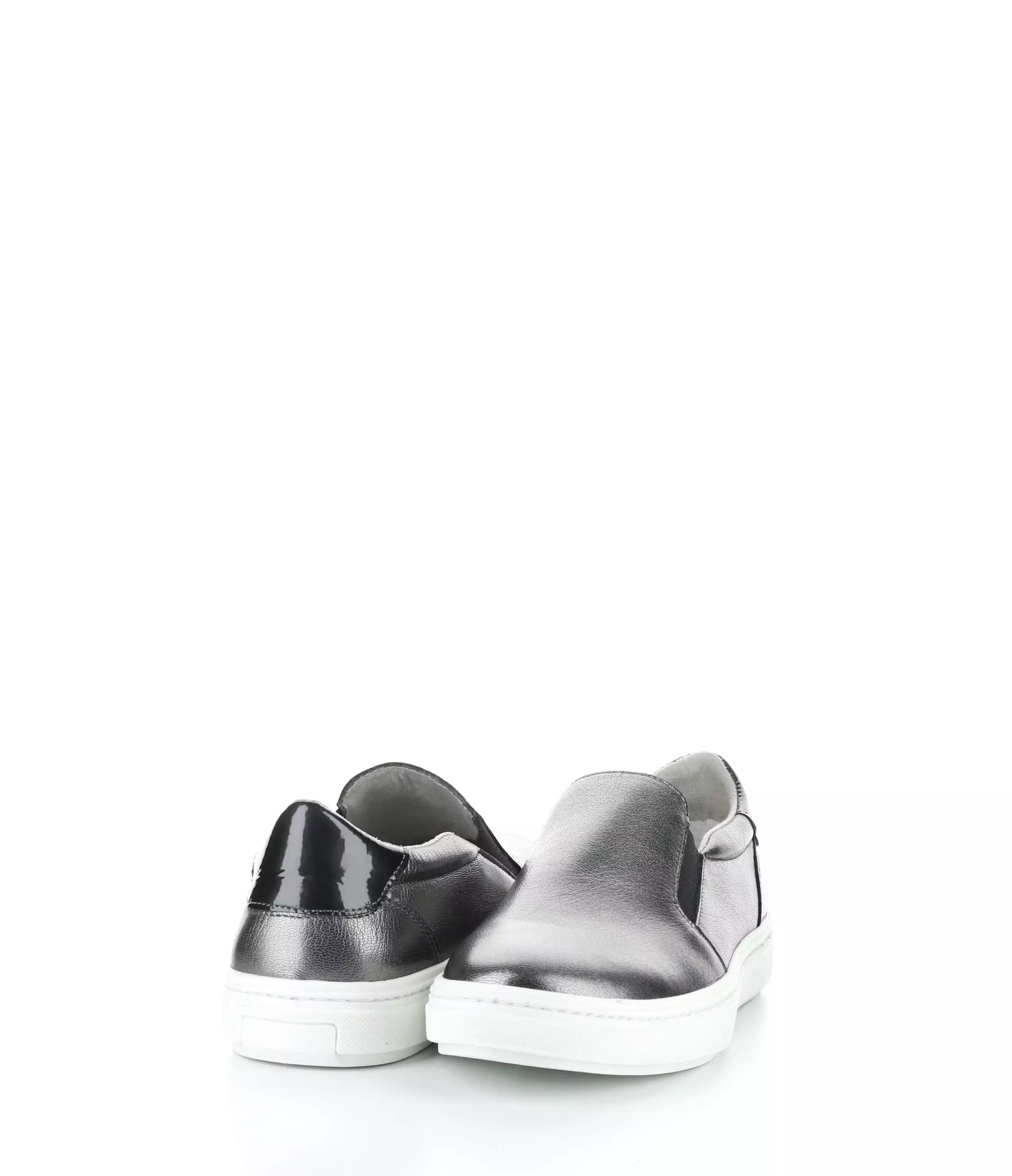 Chuska Nickel Grey Shoes - Elasticated