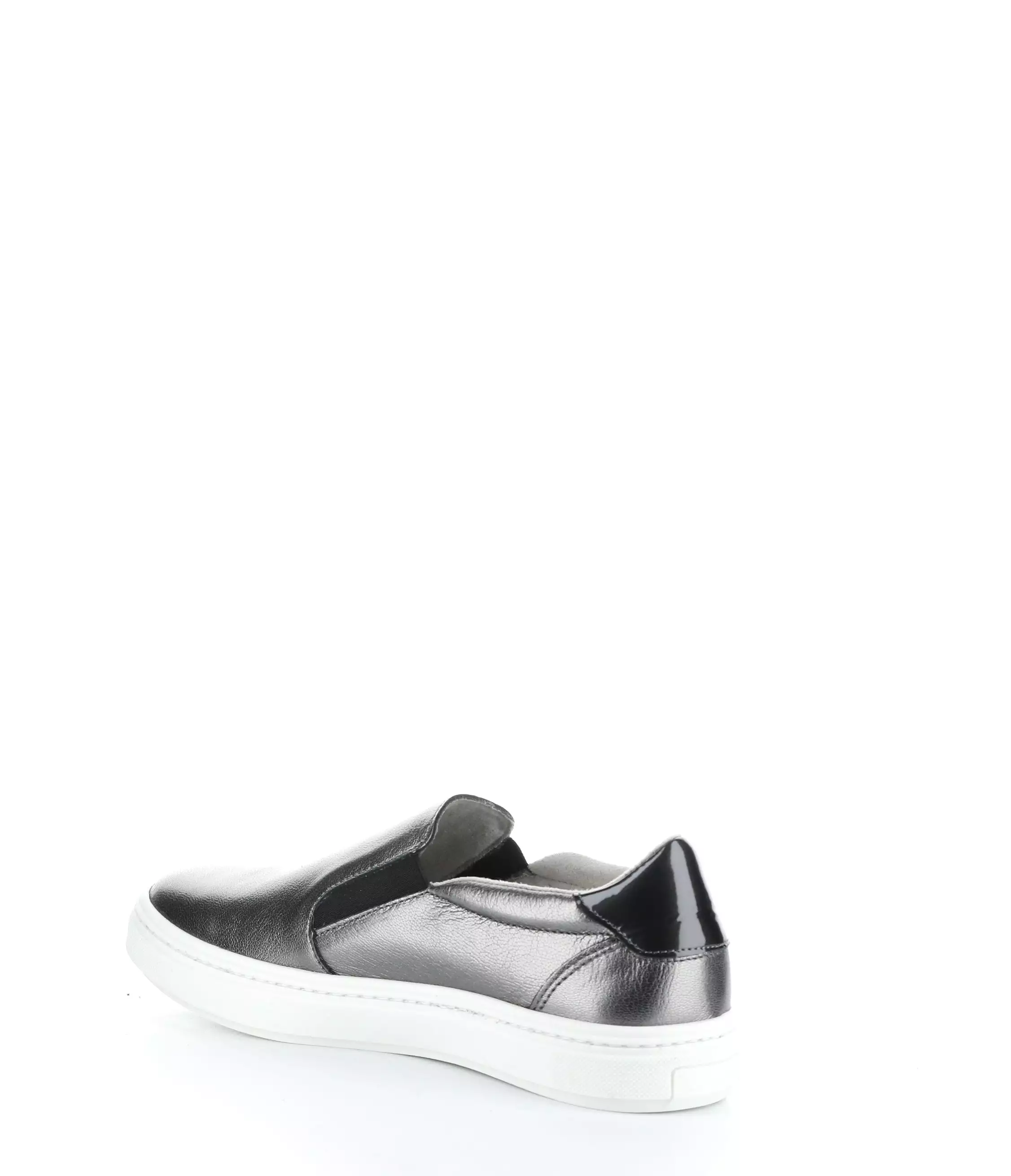 Chuska Nickel Grey Shoes - Elasticated