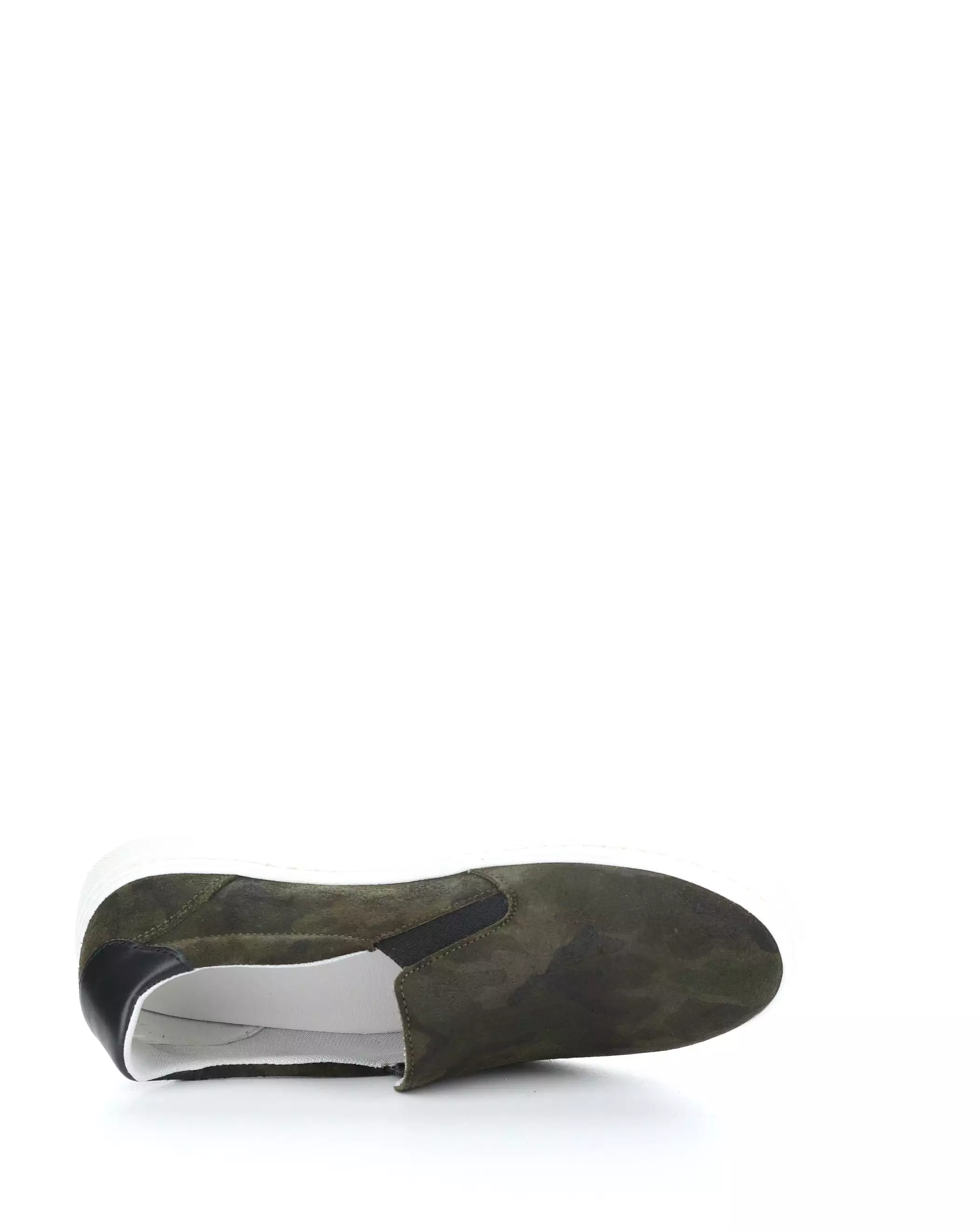 Chuska Olive and Black Round Toe Shoes