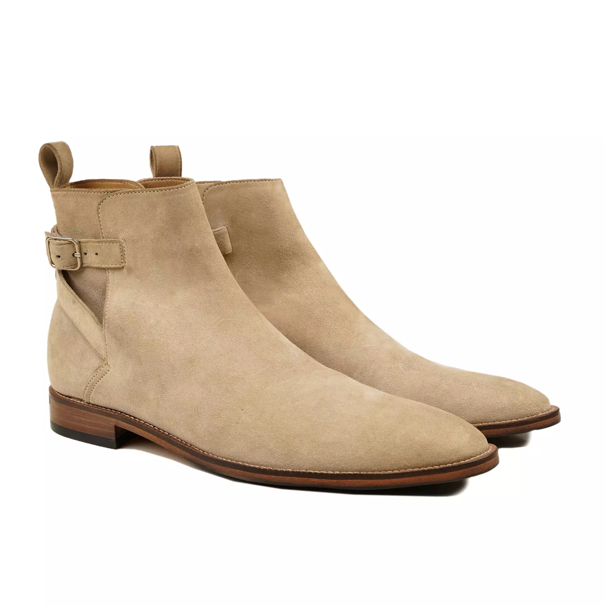 Cimisli - Men's Camel Suede Jodhpur Boot