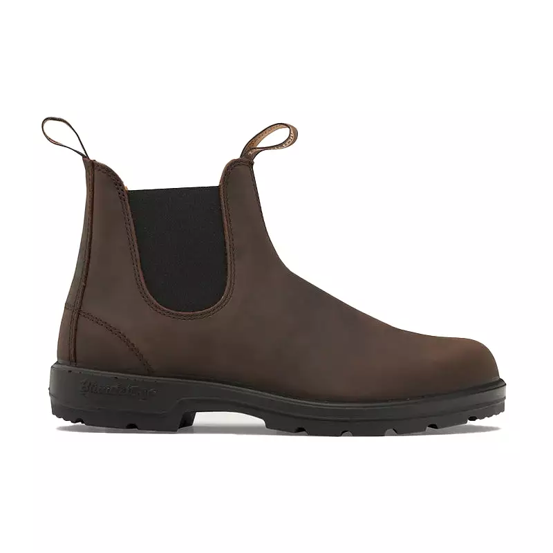 Classic Brown Leather Chelsea Boots for Men