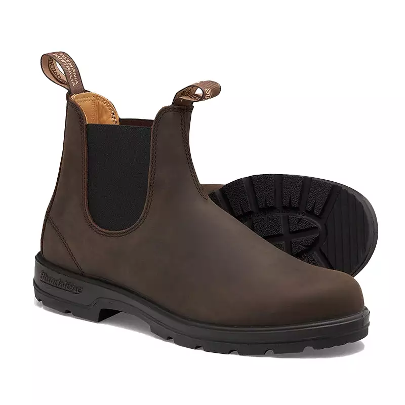 Classic Brown Leather Chelsea Boots for Men