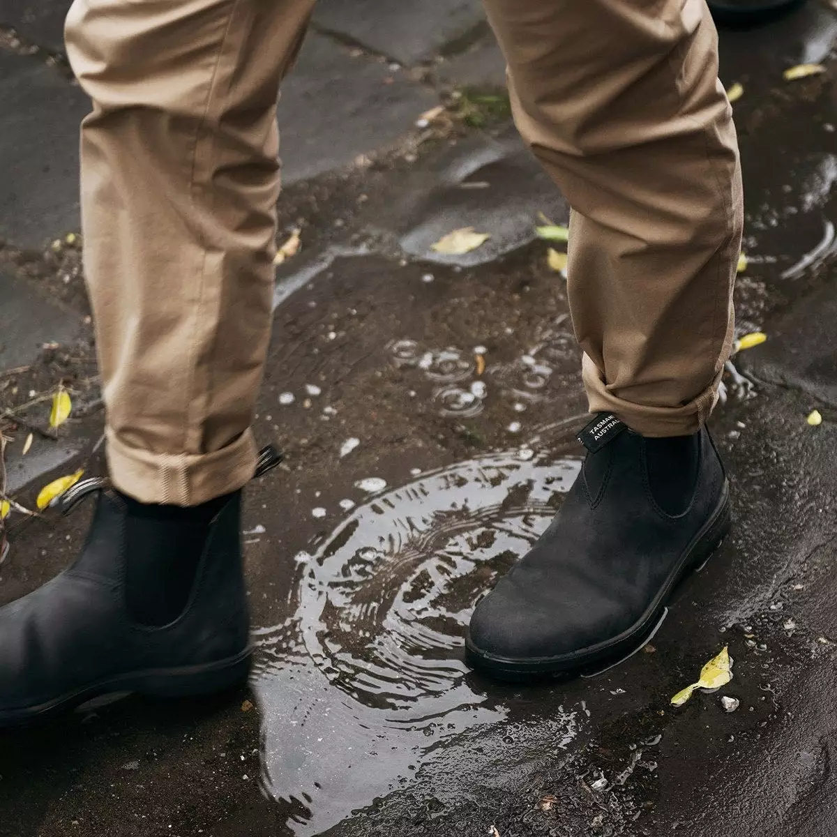 Classic Chelsea Rustic Black Shoes