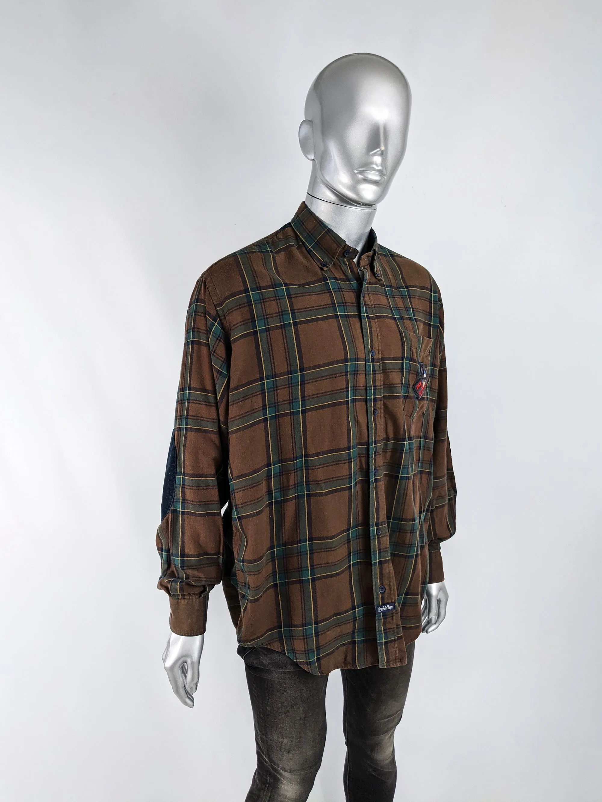 Classic Huckleberry Hound Flannel Shirt By JC de Castelbajac Vintage, 1990s Collection