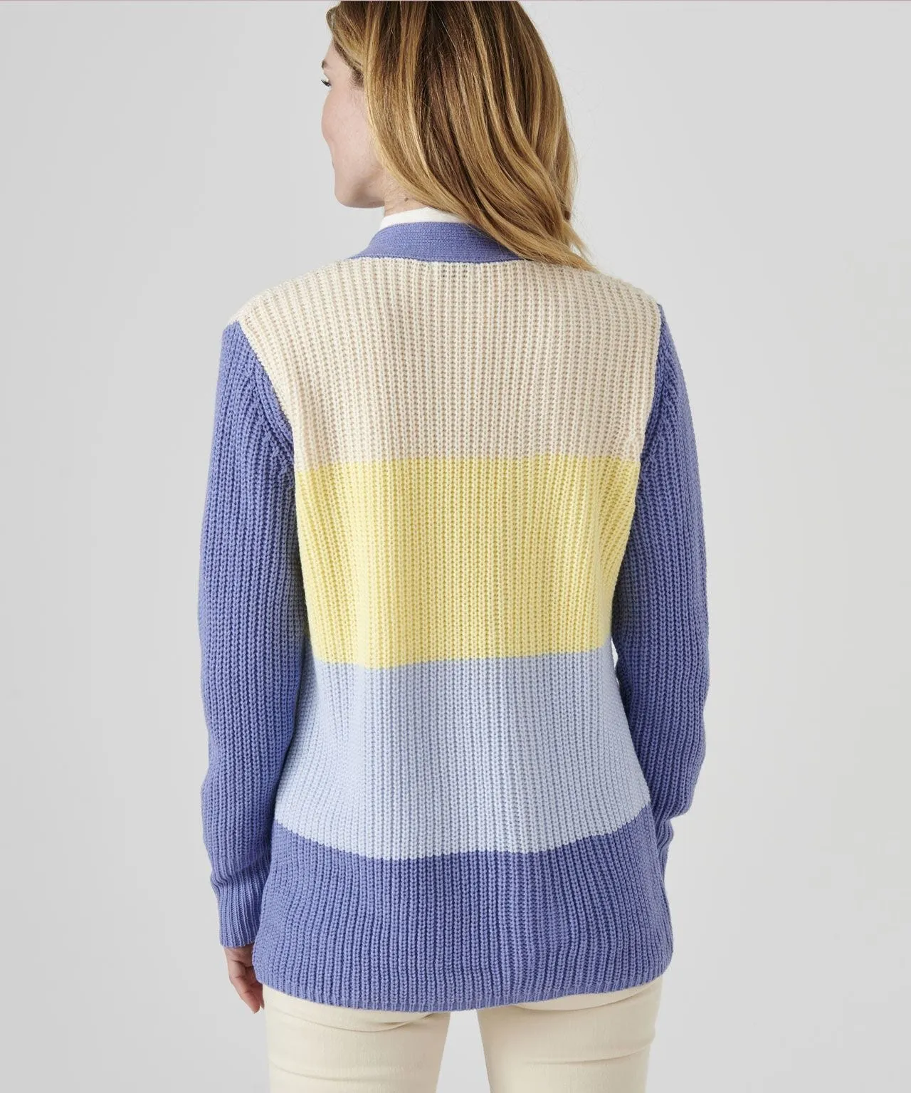 Color Block Cardigan