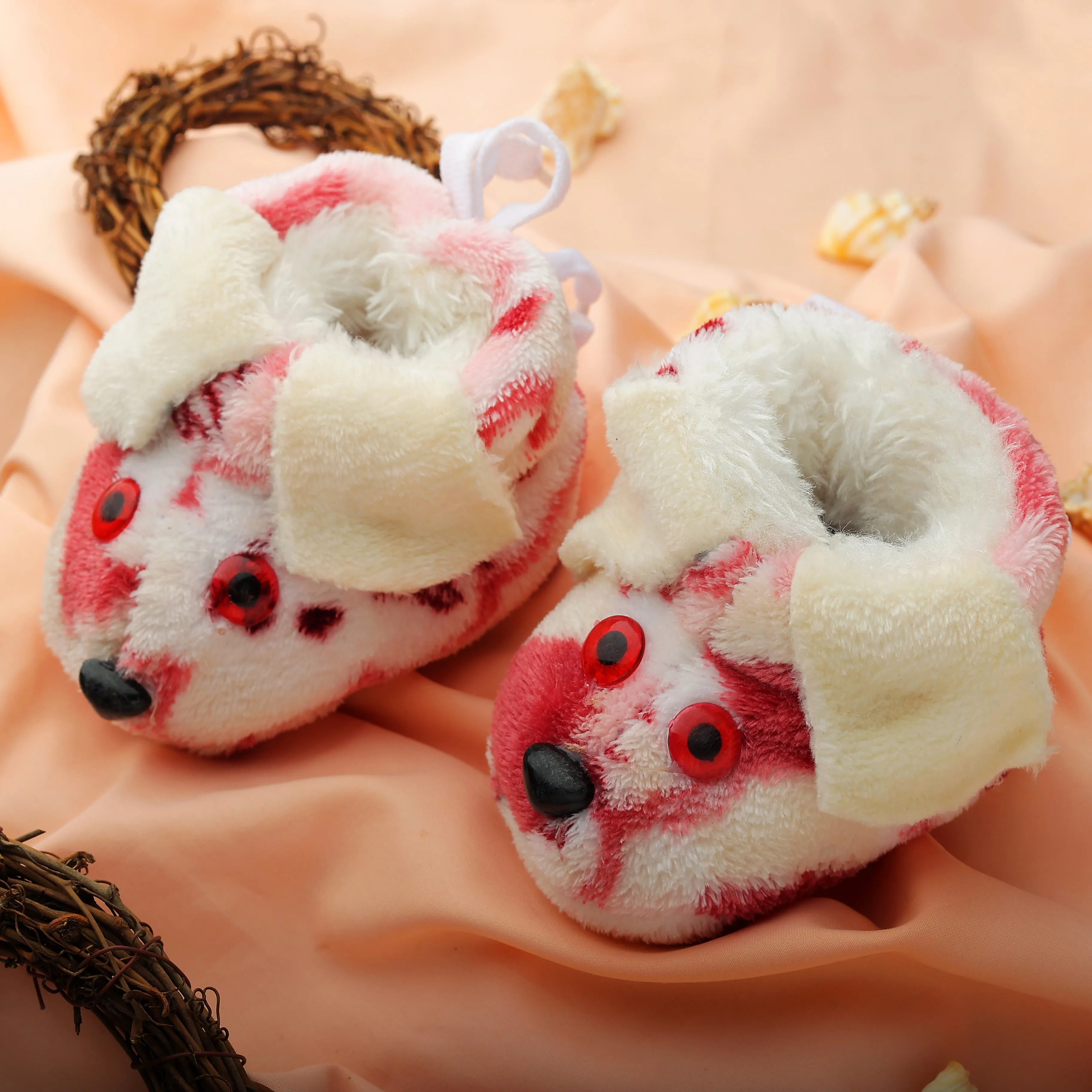 Combo of Infant Baby Puppy Booties (Quantity-2)