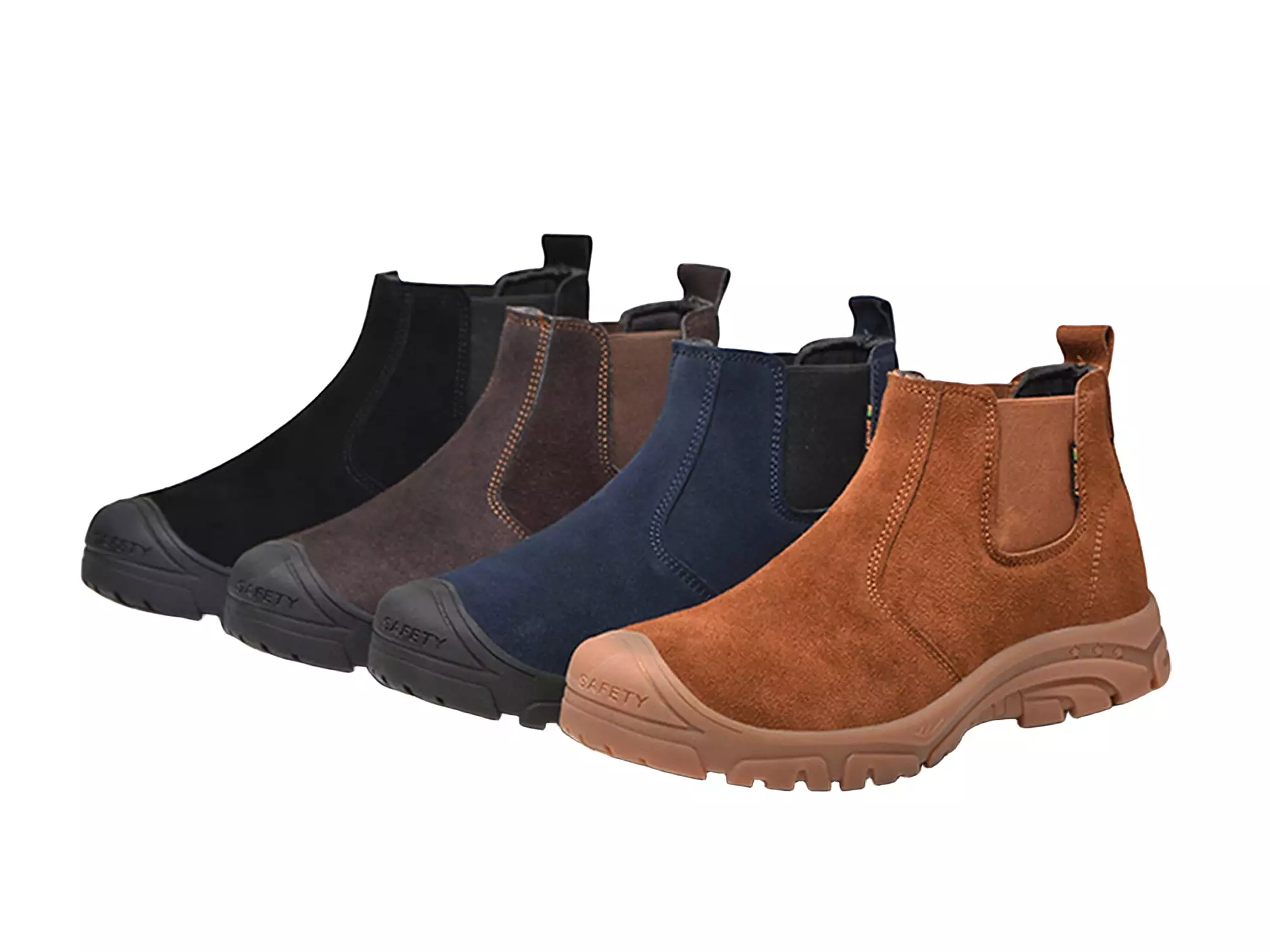 Composite Toe Shoes - Men's Work Safety Boots - Anti-Slip Industrial Construction Footwear