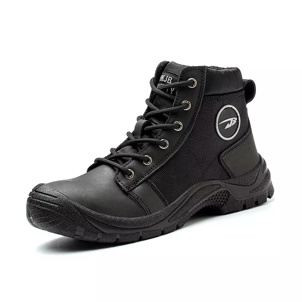 Composite Toe Waterproof Slip Leather Men's Work Boots Non-Slip Steel Toe Boots