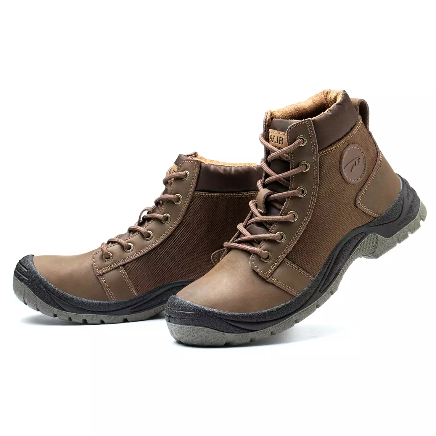 Composite Toe Waterproof Slip Leather Men's Work Boots Non-Slip Steel Toe Boots