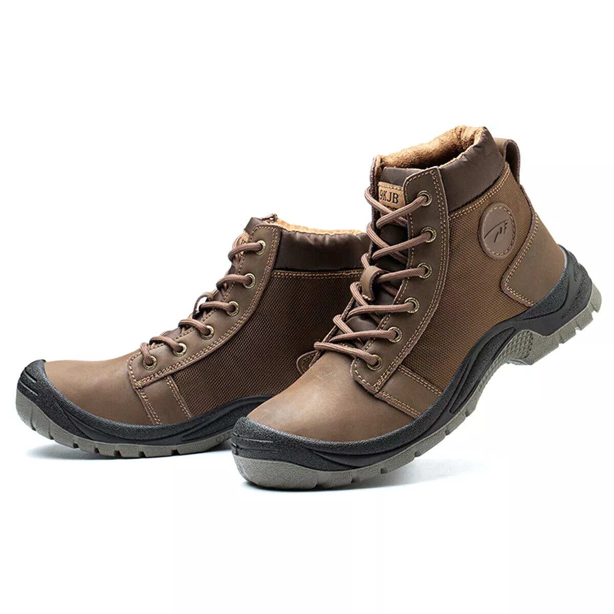 Composite Toe Waterproof Slip Leather Men's Work Boots Non-Slip Steel Toe Boots