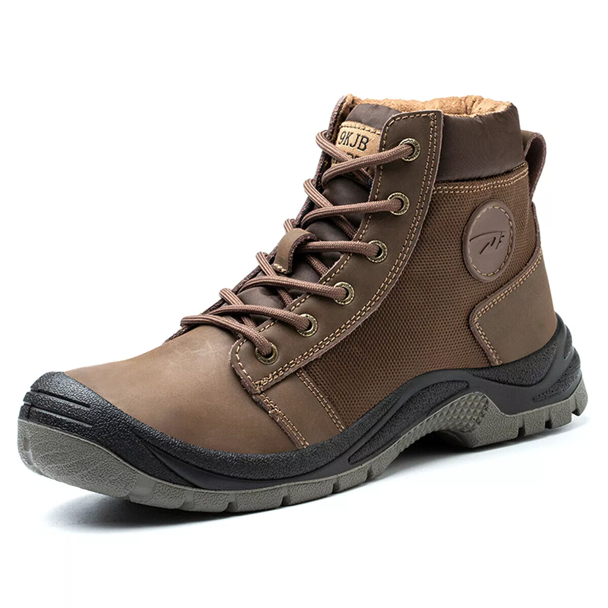 Composite Toe Waterproof Slip Leather Men's Work Boots Non-Slip Steel Toe Boots