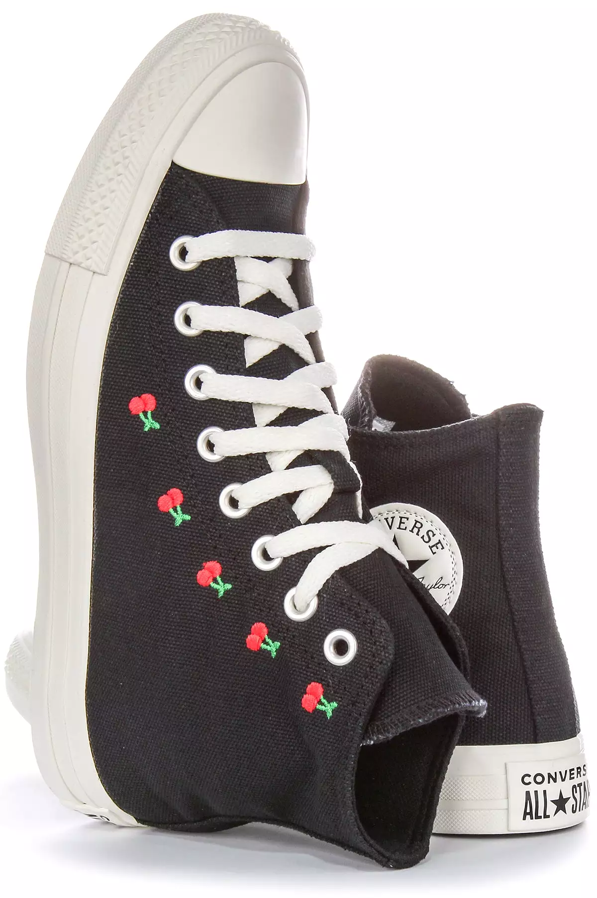 Converse All Star Cherries A08142C Black Red Women's Shoes