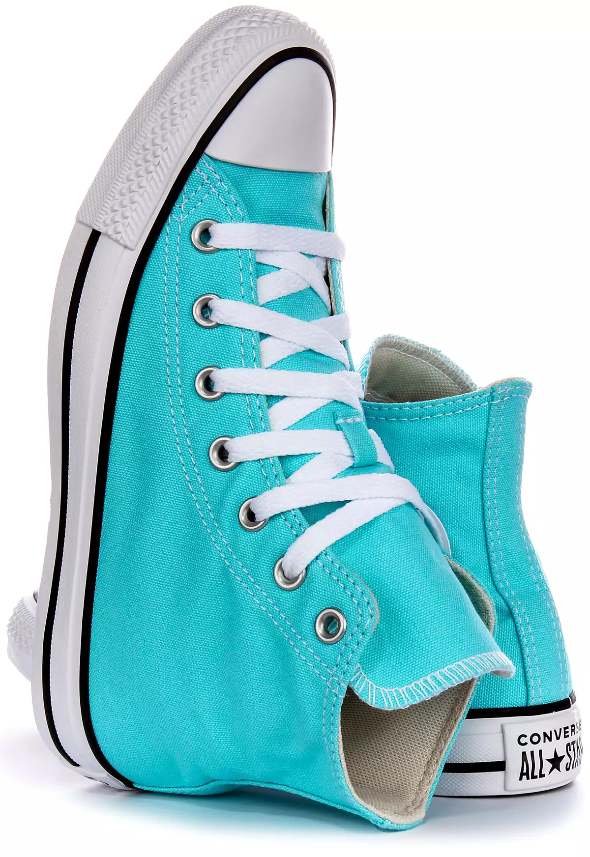 Converse All Star High Top Shoes - Cyan Blue