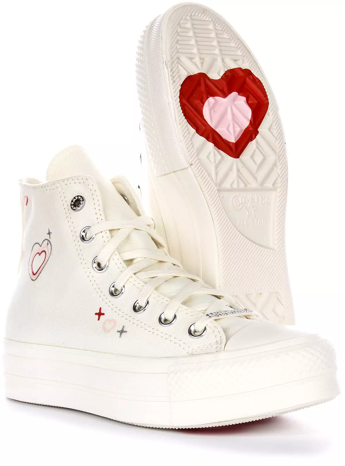 Converse All Star Lift 2K Platform White Women's Shoe