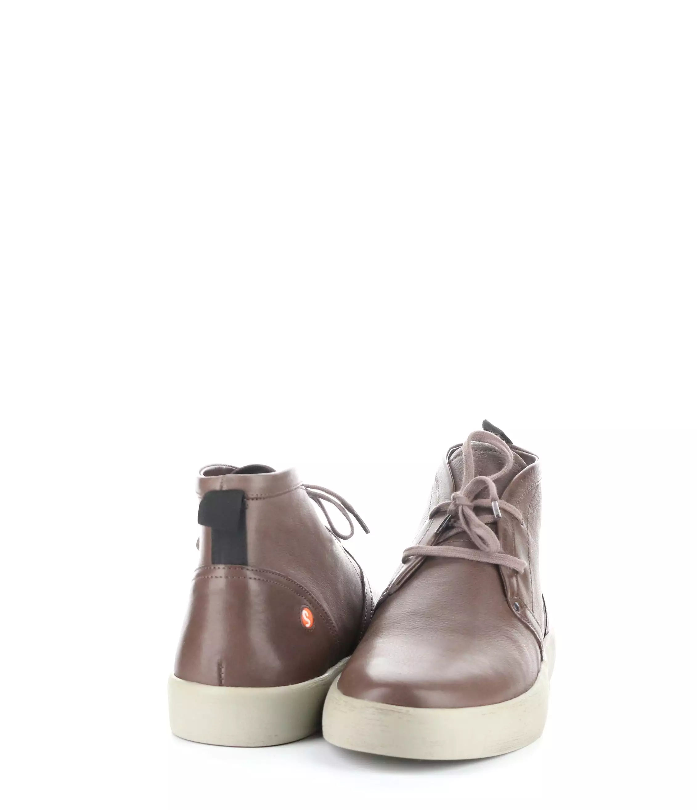 Dark Brown Hi-Top Shoes RUSK704SOF 002