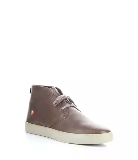 Dark Brown Hi-Top Shoes RUSK704SOF 002