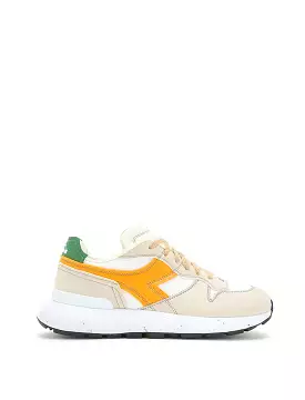 Diadora Women Kmaro 42 ACBC Trainer - Super White / Cadmium Yellow