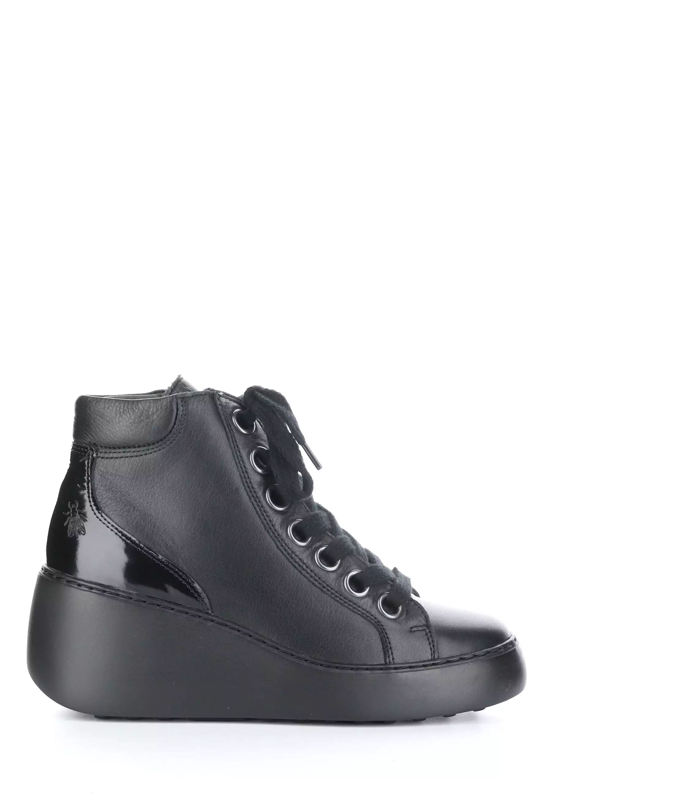 Dice 468 Fly 000 Black Hi-Top Sneakers