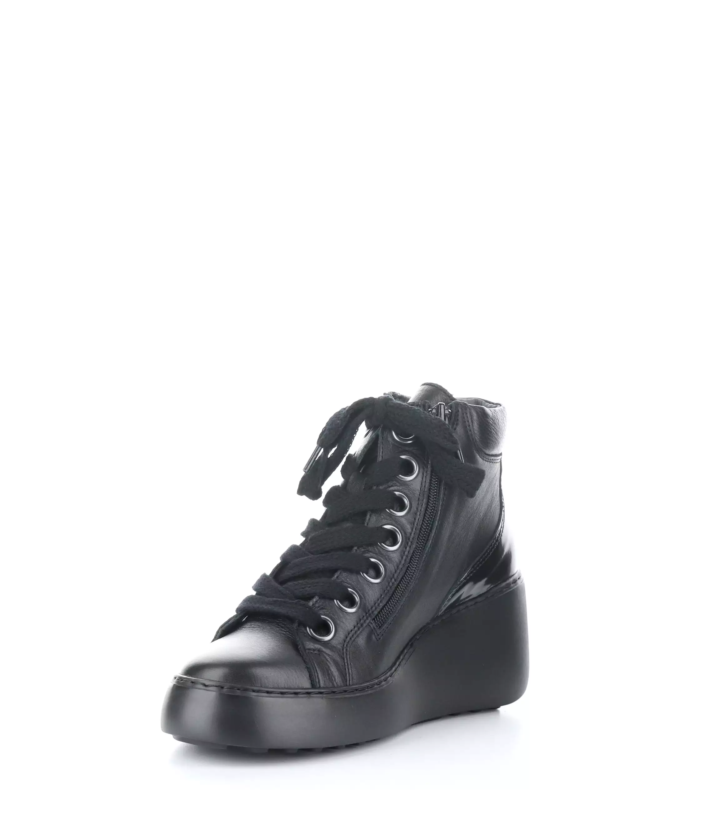 Dice 468 Fly 000 Black Hi-Top Sneakers