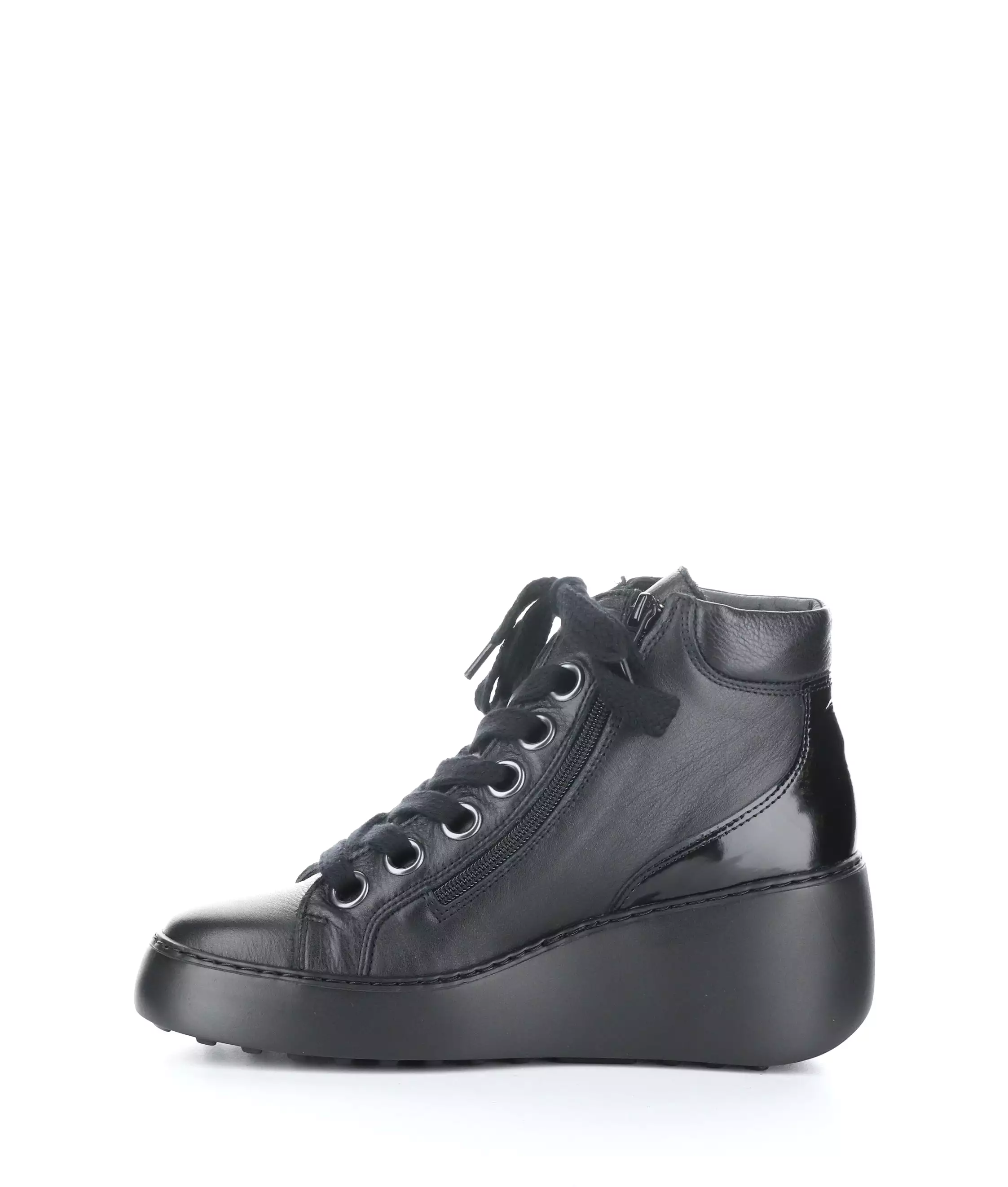 Dice 468 Fly 000 Black Hi-Top Sneakers