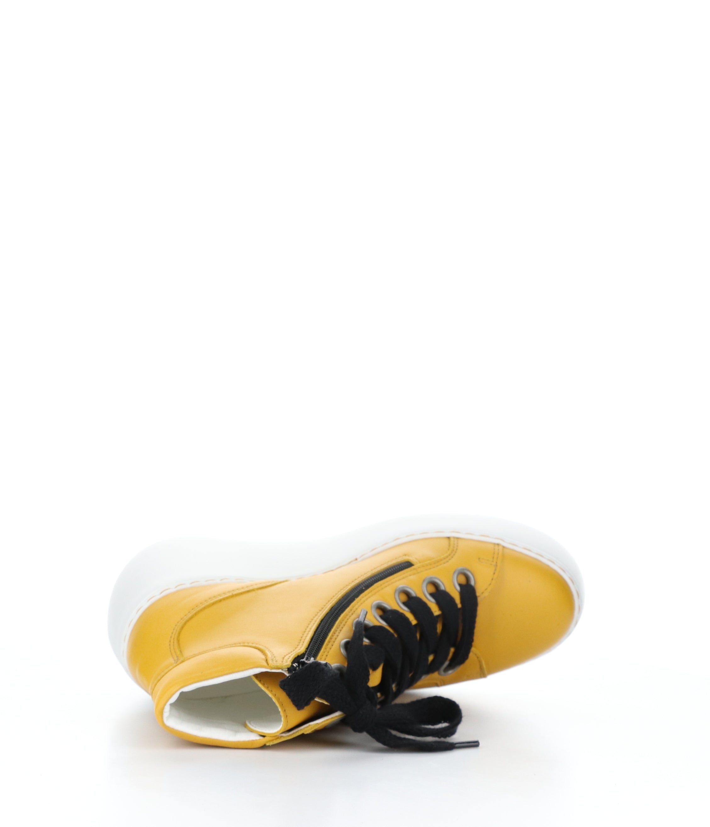 Dice 468 Fly 002 Mustard High-Top Sneakers.