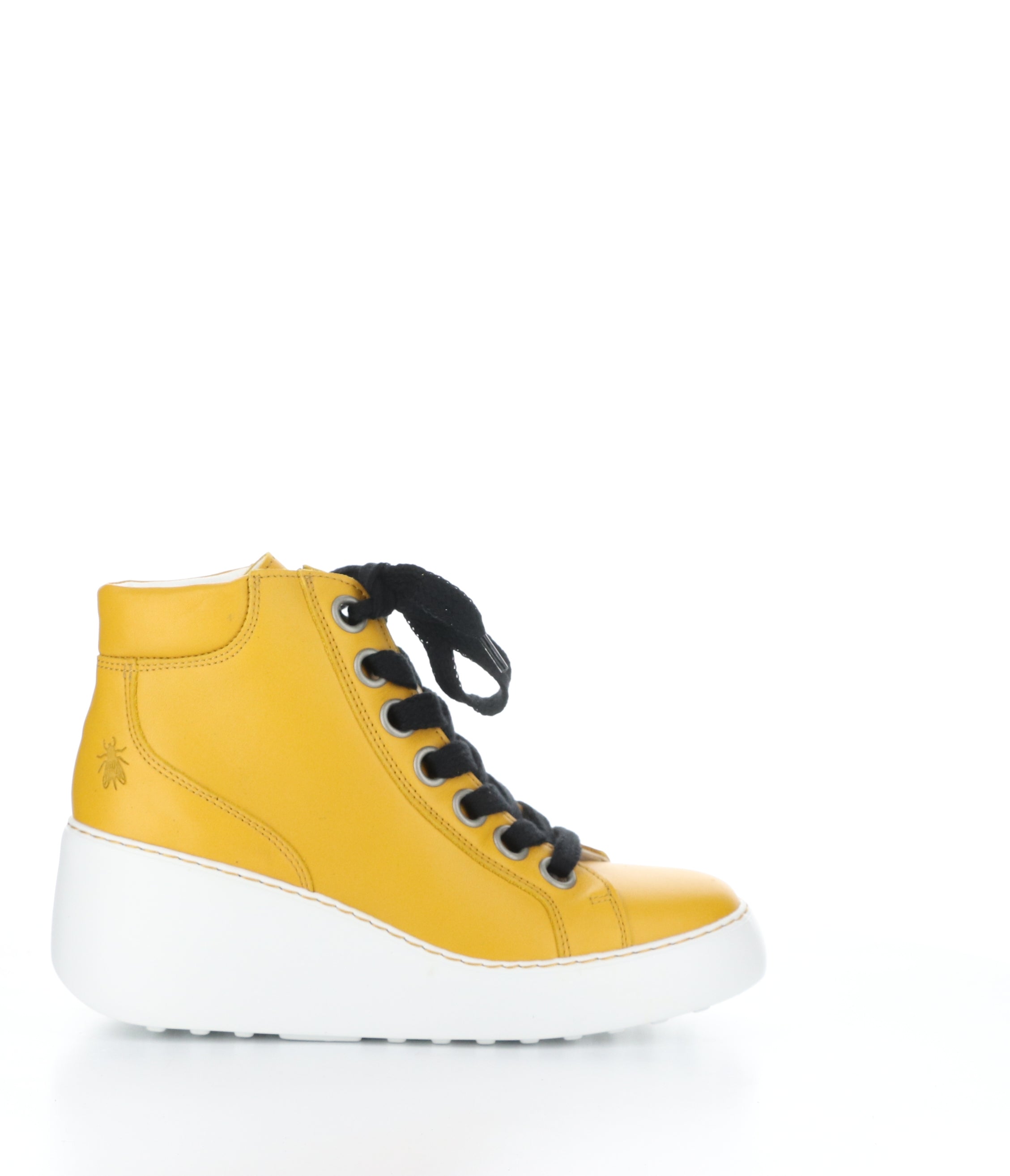 Dice 468 Fly 002 Mustard High-Top Sneakers.