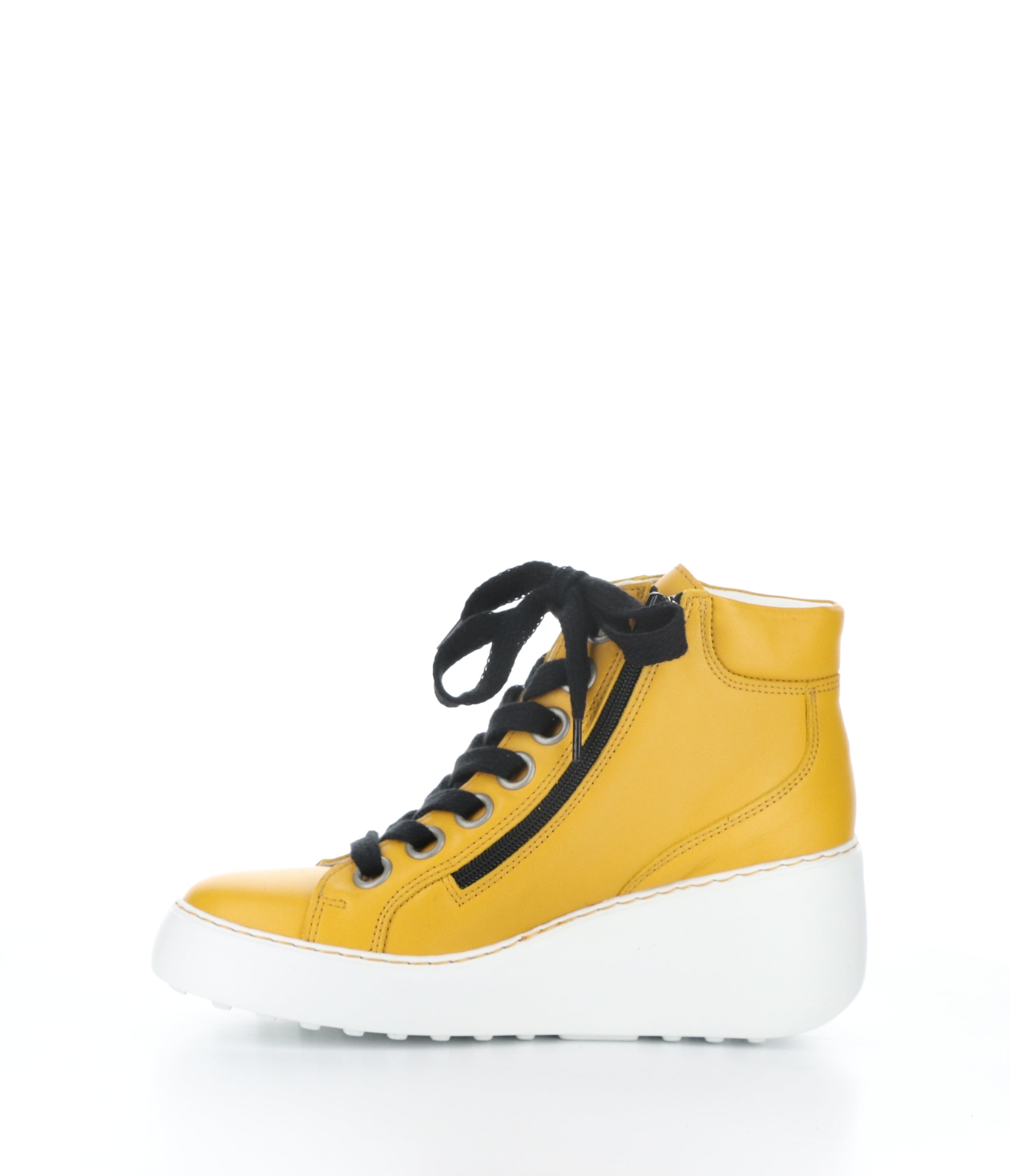 Dice 468 Fly 002 Mustard High-Top Sneakers.