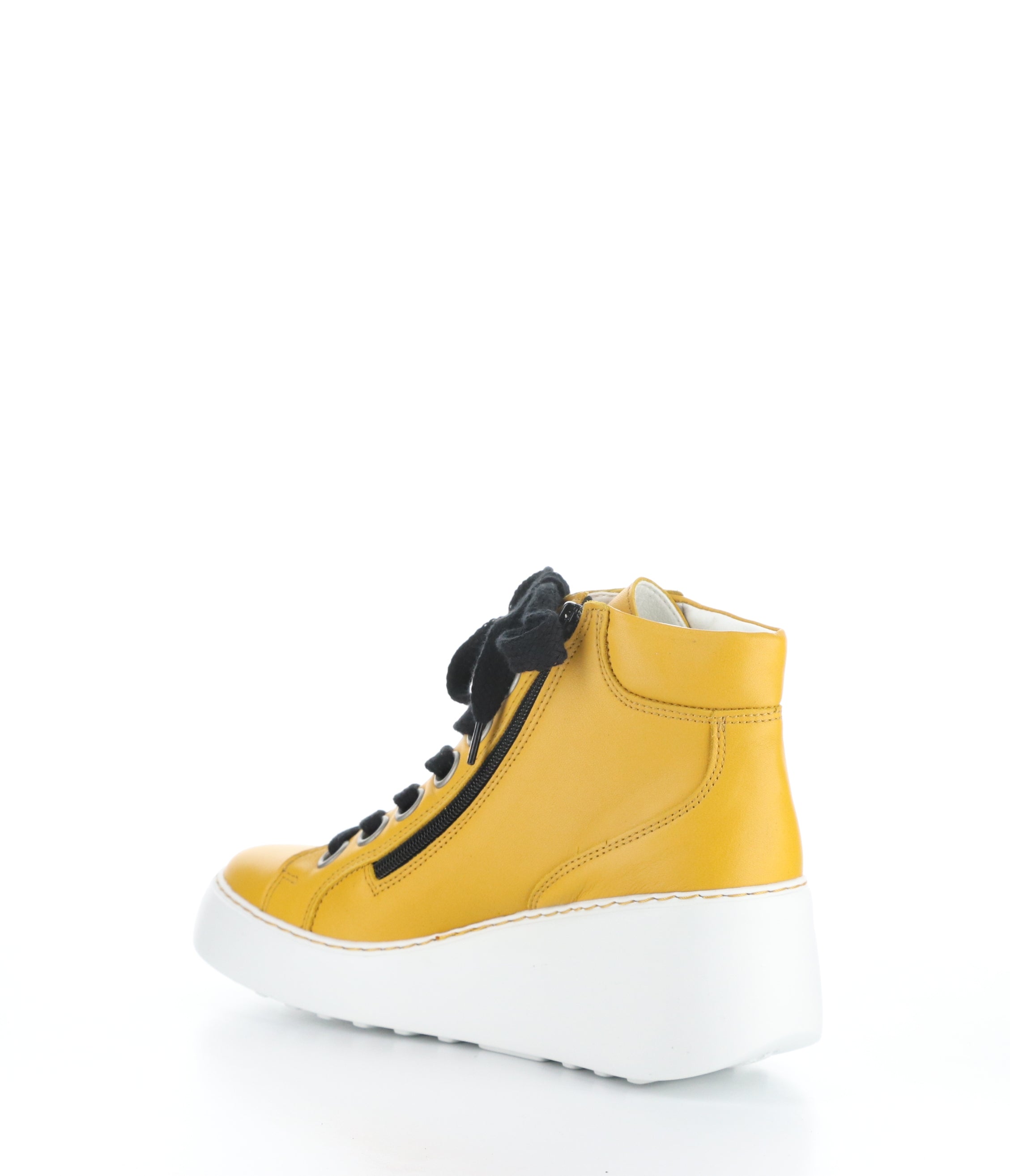 Dice 468 Fly 002 Mustard High-Top Sneakers.