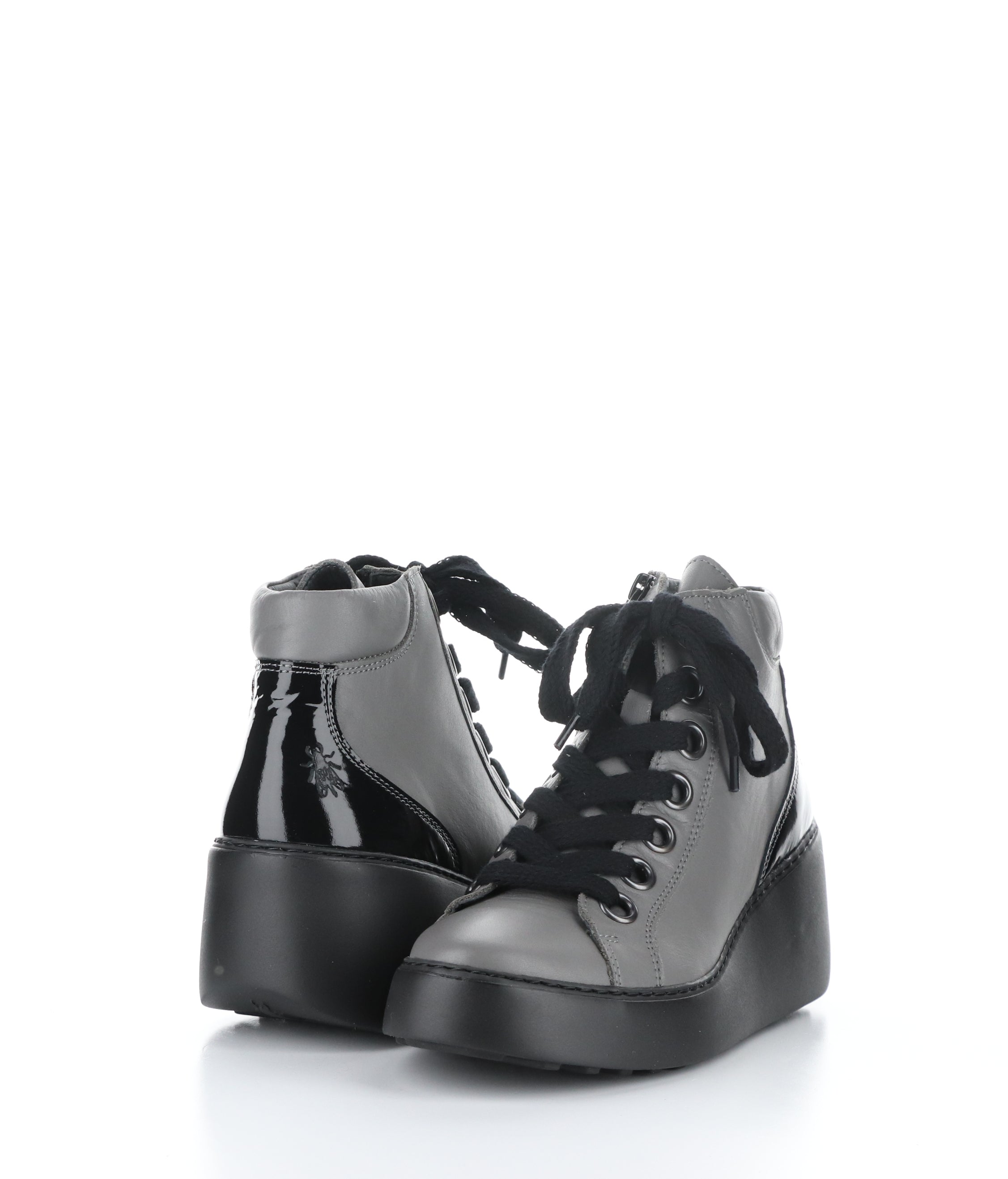 DICE468FLY 001 GREY/BLACK High Top Shoes