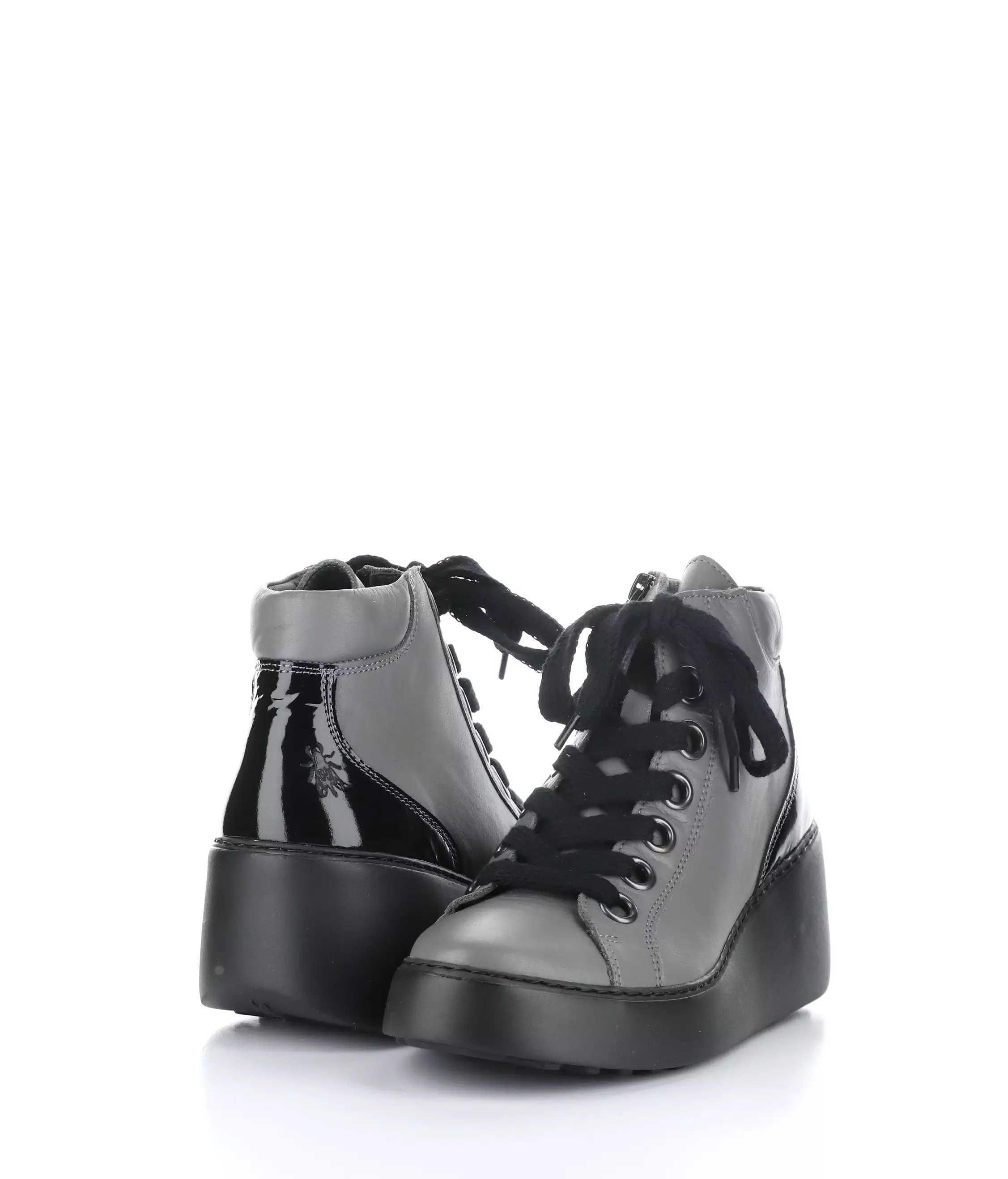 DICE468FLY 001 GREY/BLACK High-Top Sneakers