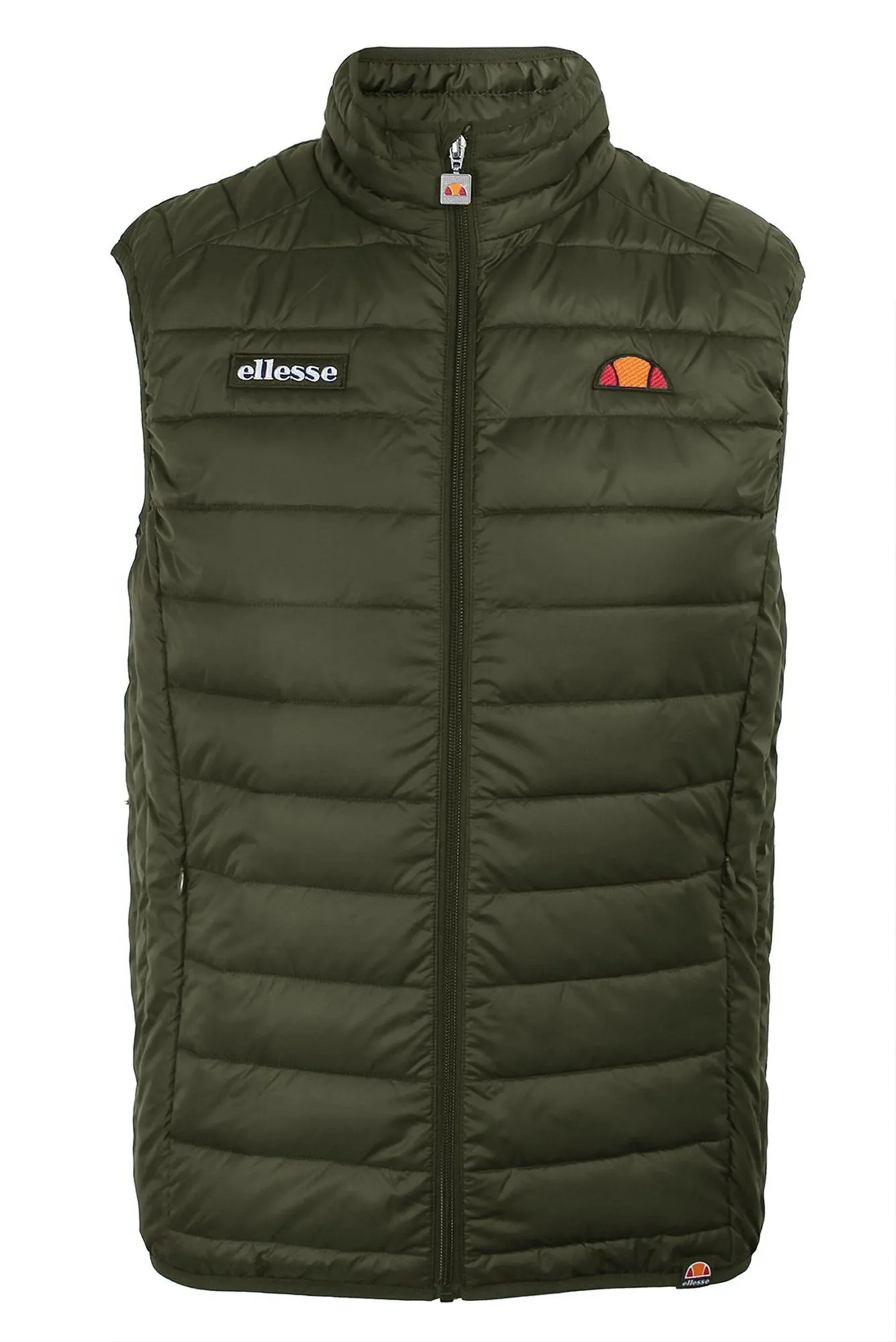 Ellesse Bardy Gilet Bodywarmer Quilt Khaki