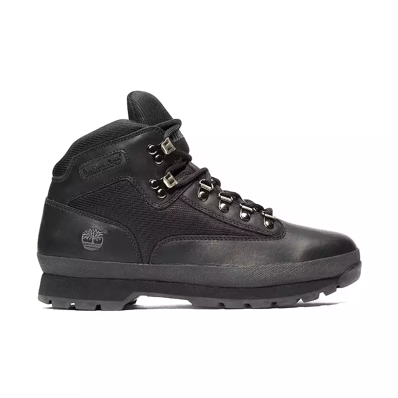 Euro Hiker Waterproof Black Nubuck for Men