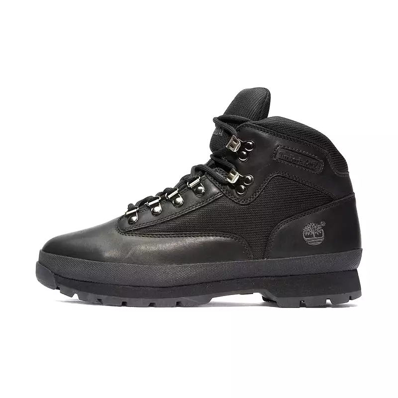 Euro Hiker Waterproof Black Nubuck for Men