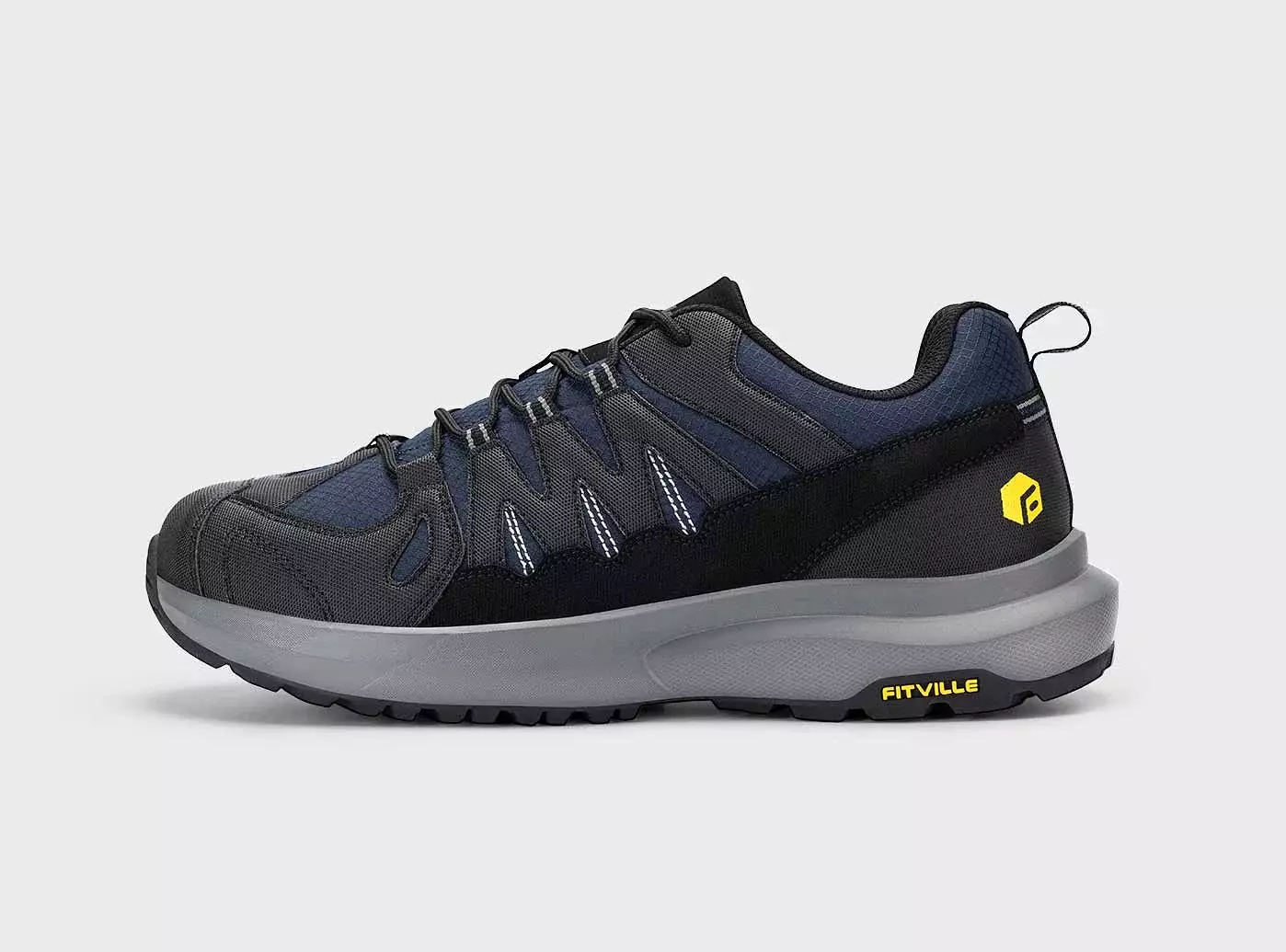 FitVille Men's Low-Top Hiking Shoes V3. Suitable for All Weather and Terrains.