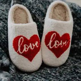 Fuzzy Slippers for Lovers